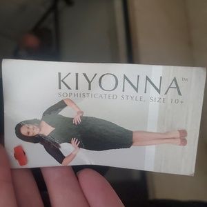 Kiyonna Size 3 black cocktail dress